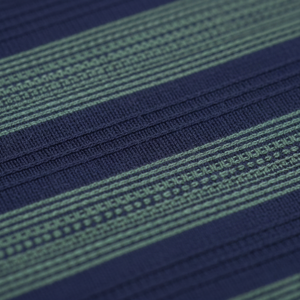 Men's striped v neck short sleeve polo shirt Fashion Grand