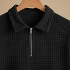 Men's casual short sleeve textured set Fashion Grand