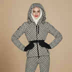 Thick Puffer Coat Long Belted Winter Jacket Fashion Grand