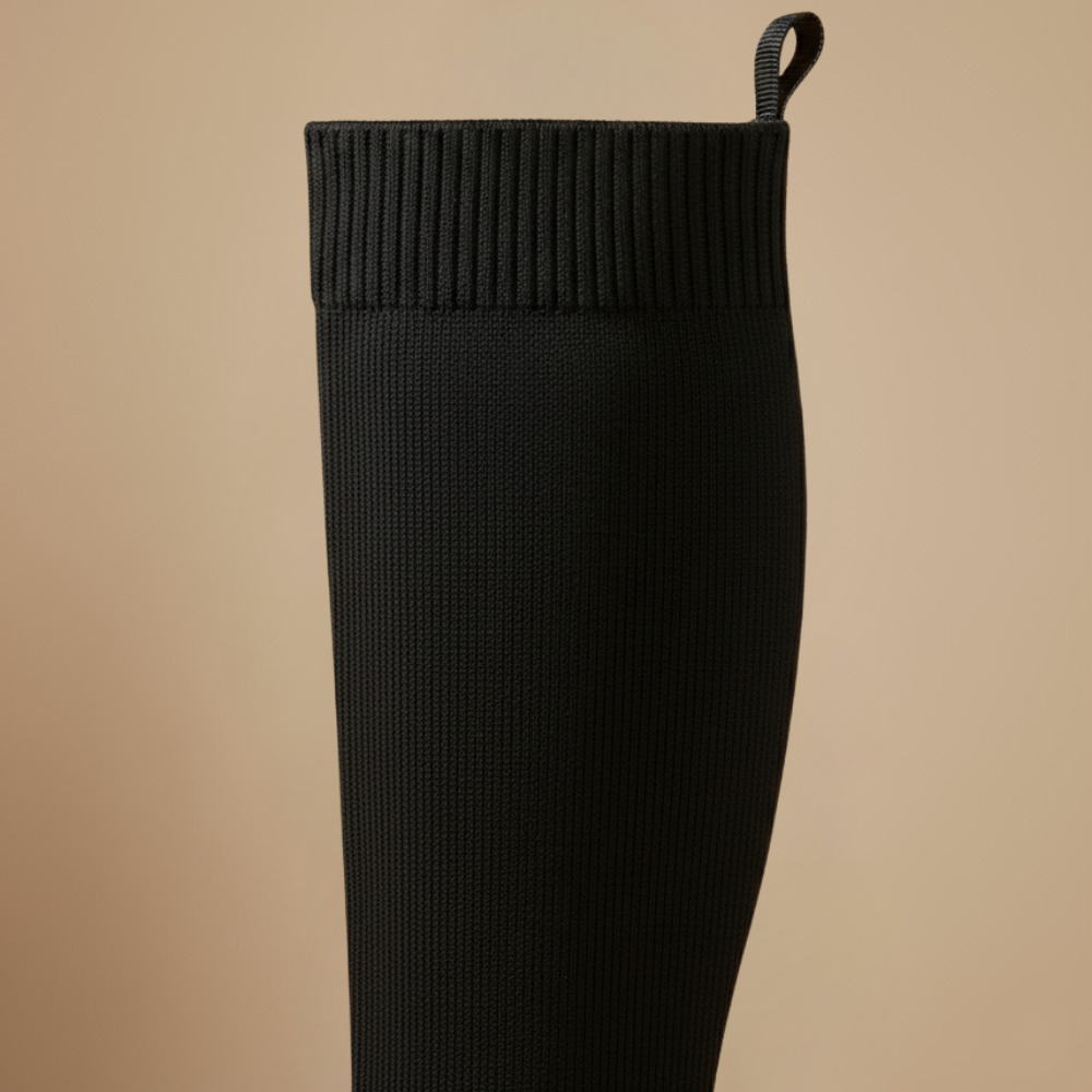 Women's elasticated mid calf boots Fashion Grand
