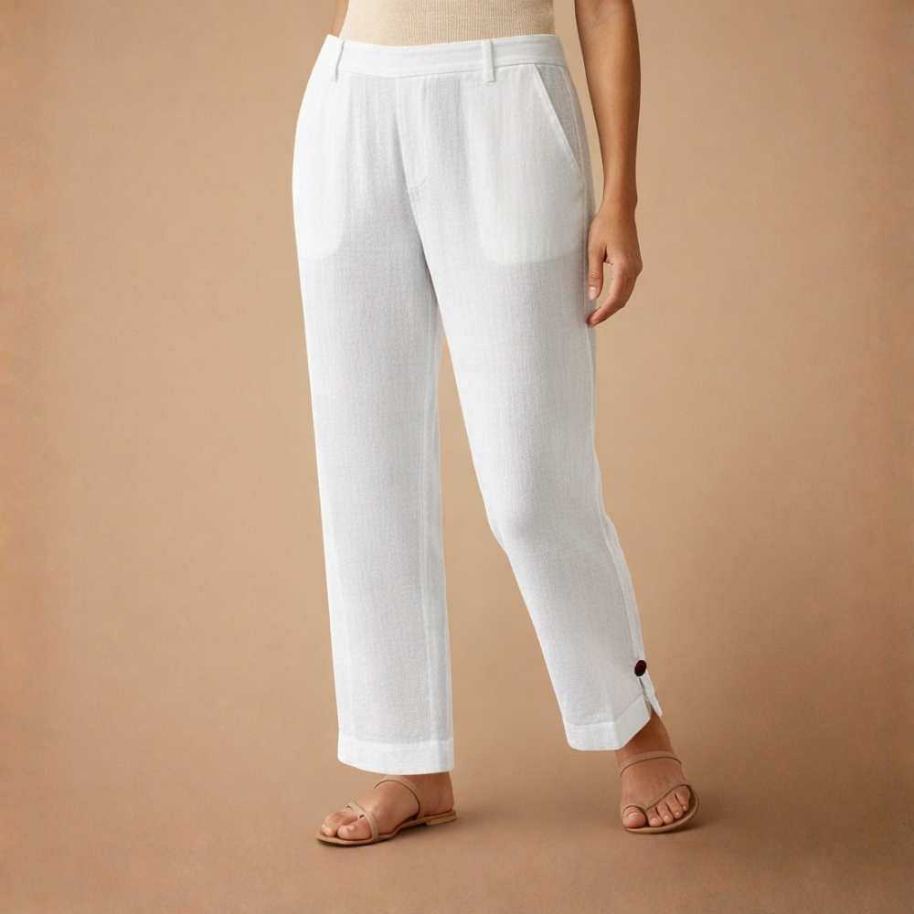 Women’s straight pants with pockets Fashion Grand