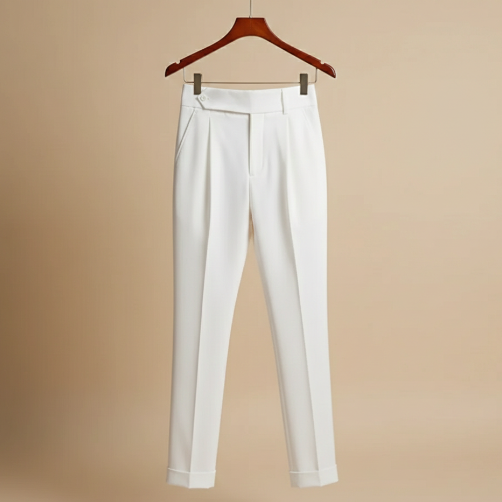 Men's formal high rise straight trousers Fashion Grand