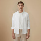 Men’s Linen Collar Shirt Fashion Grand