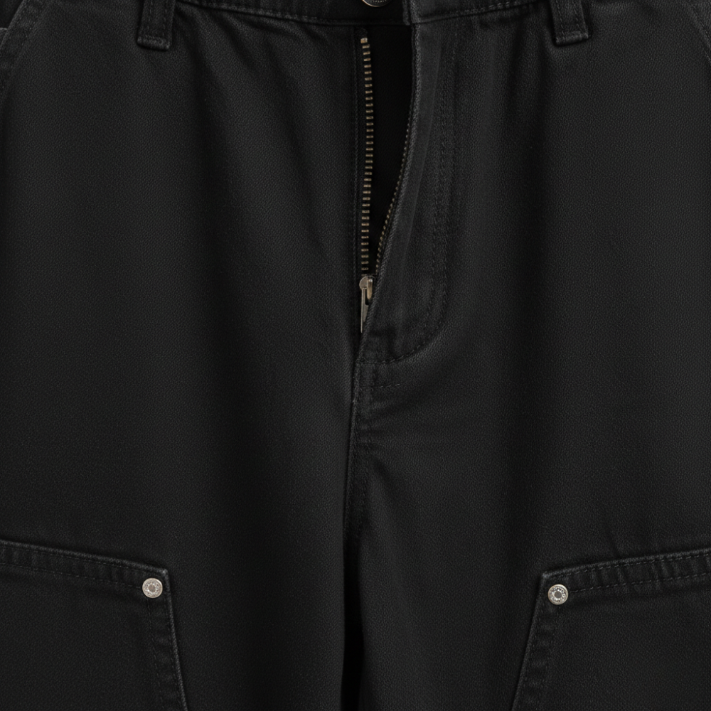 Women's casual minimalist denim pants Fashion Grand