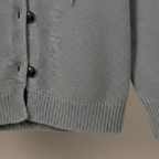 Women’s hooded single-breasted buttoned cardigan Fashion Grand