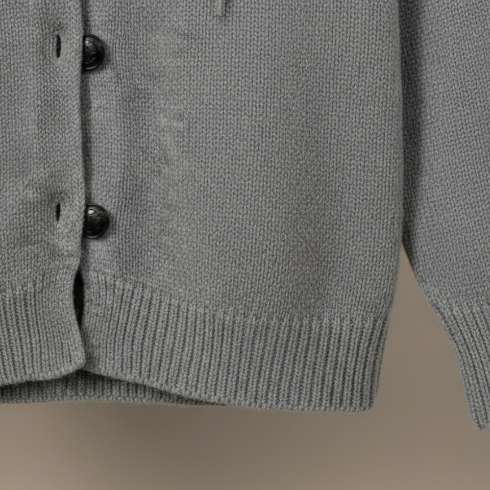 Women’s hooded single-breasted buttoned cardigan Fashion Grand