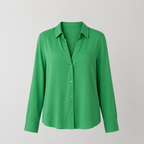 Women’s casual button-down long sleeve blouse Fashion Grand