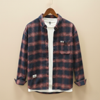 Men's classic plaid button down shirt Fashion Grand