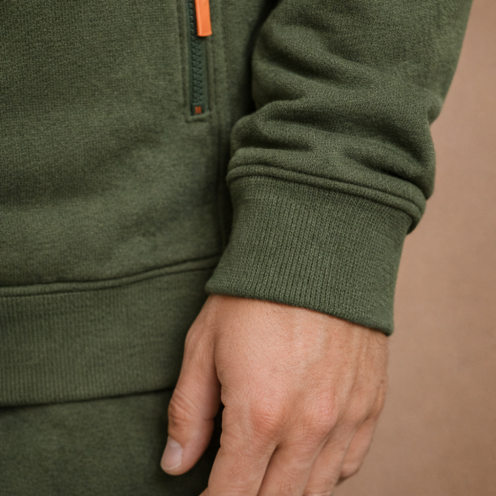 Men’s zip hooded tracksuit jogger set Fashion Grand