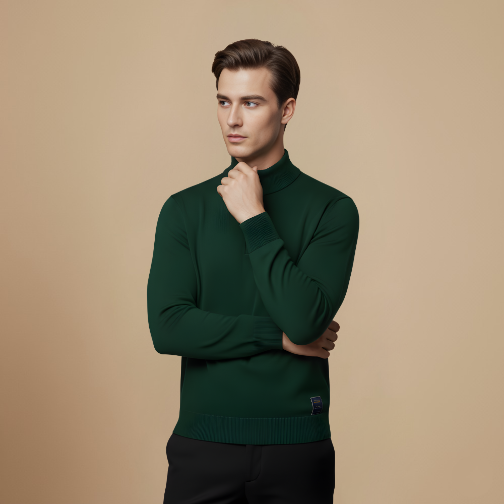 Casual Half Zip Slim Fit Sweatshirt Fashion Grand