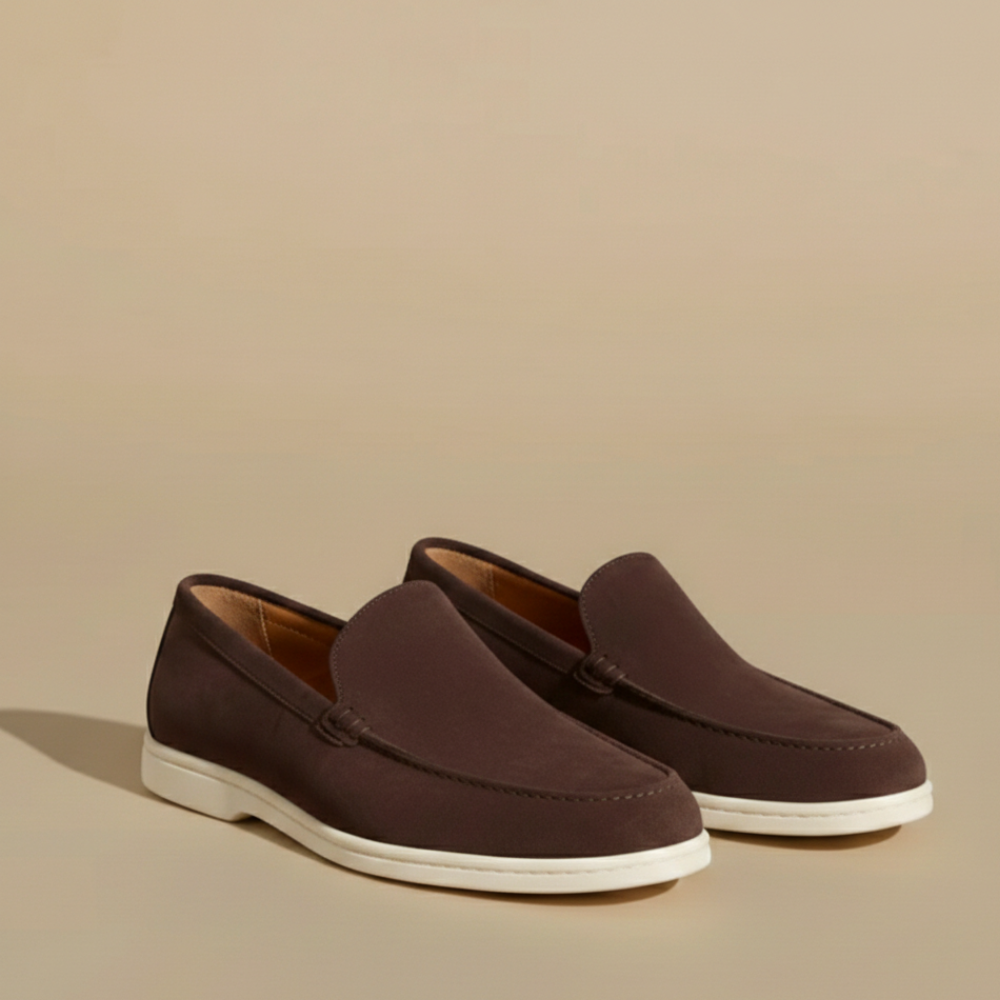 Men's casual classic loafers white contrast sole Fashion Grand