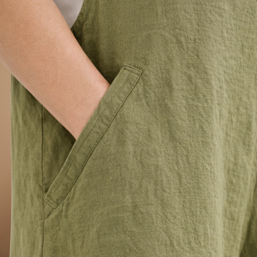 Women’s wide-leg jumpsuit with strap detail for casual wear Fashion Grand