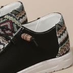 Women's casual patterned slip-on loafers Fashion Grand