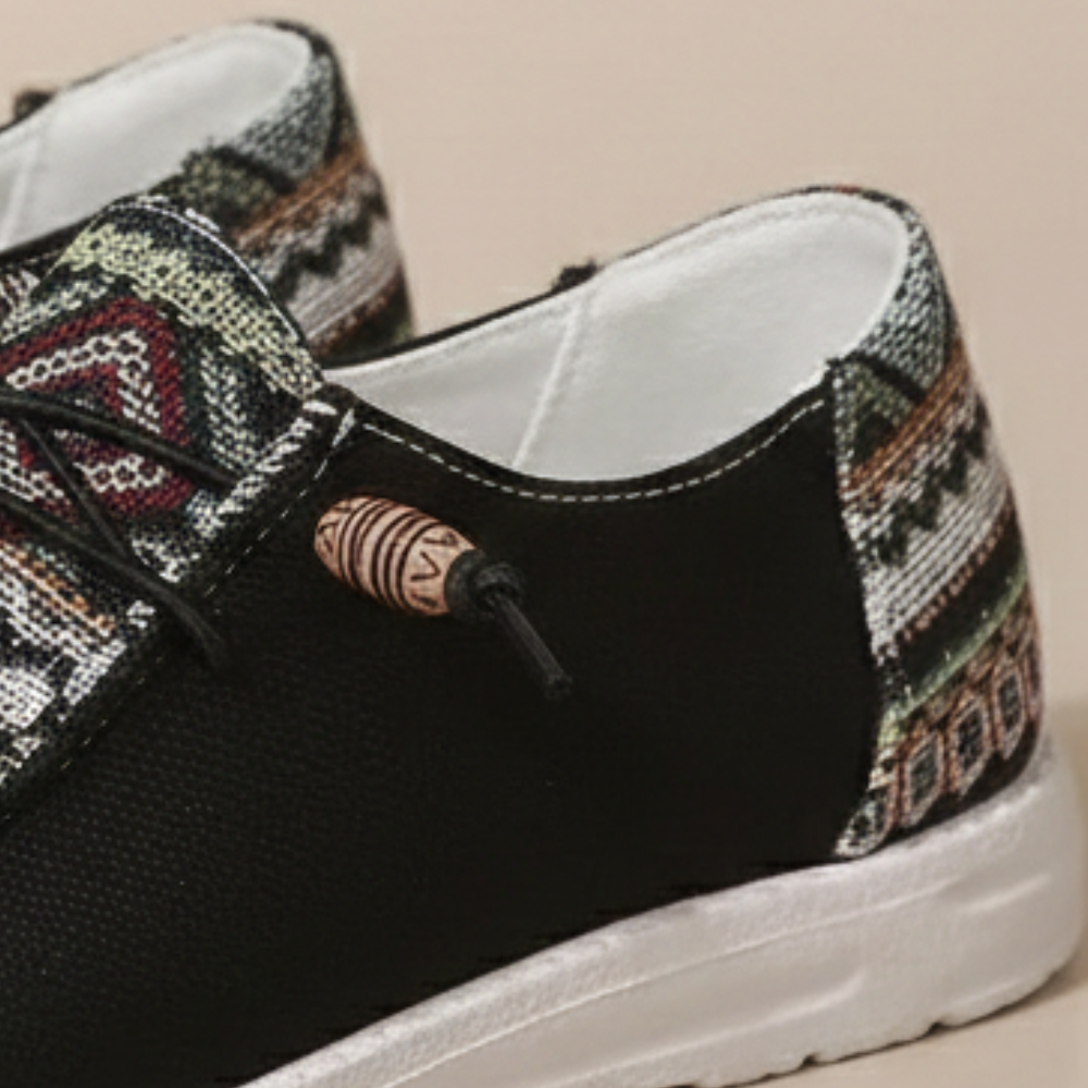 Women's casual patterned slip-on loafers Fashion Grand