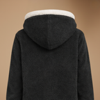 Women's warm fuzzy zip hoodie jacket Fashion Grand