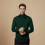 Casual Half Zip Slim Fit Sweatshirt Fashion Grand
