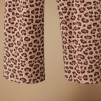 Women’s casual chic leopard print wide leg jumpsuit Fashion Grand