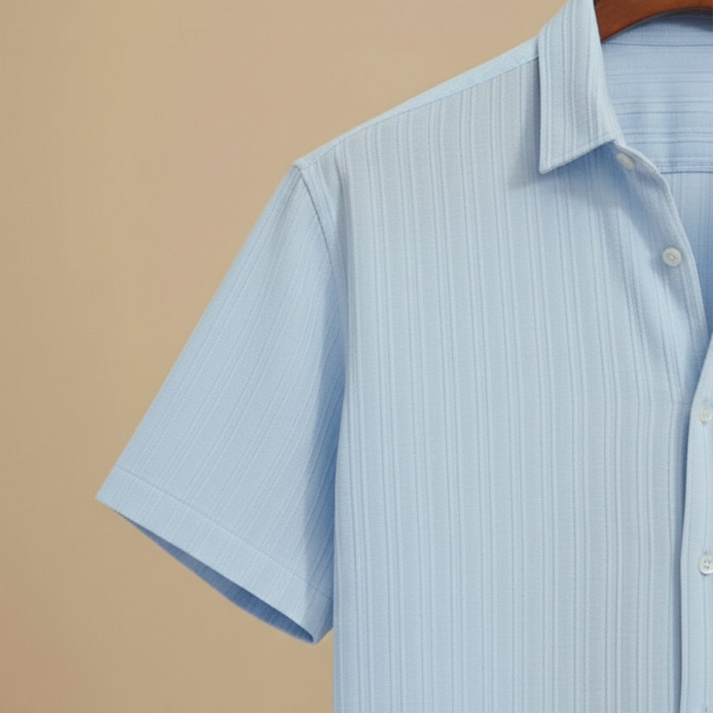 Casual Short Sleeve Button Up Summer Shirt Fashion Grand