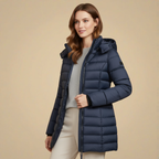 Slim Fit Hooded Long Winter Padded Coat Fashion Grand