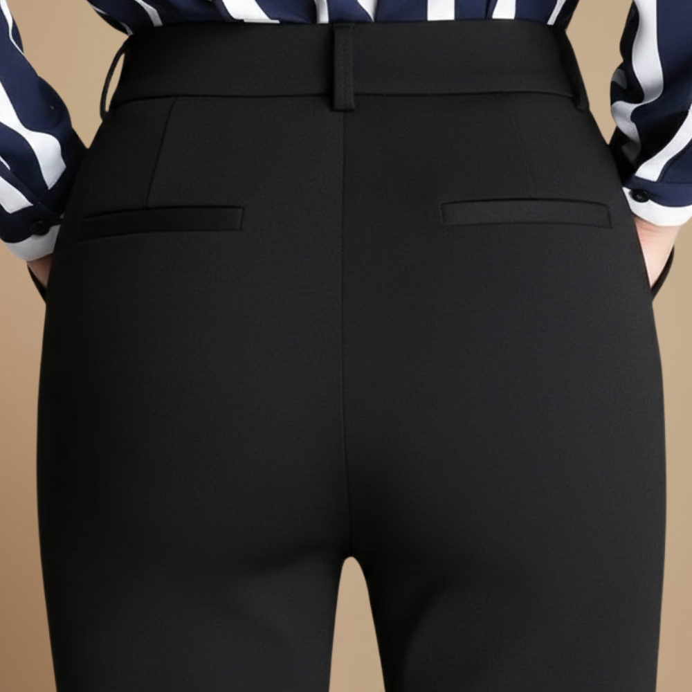 Women's high waist slim fit trousers Fashion Grand