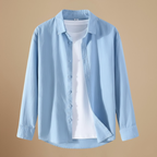 Men's vintage spring long-sleeve shirt