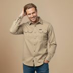 Tactical Cargo Loose Long Sleeve Shirt Fashion Grand