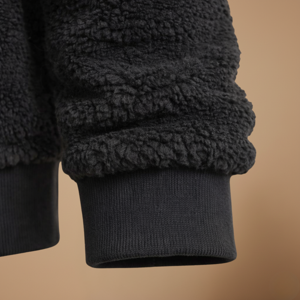 Women's warm fuzzy zip hoodie jacket Fashion Grand