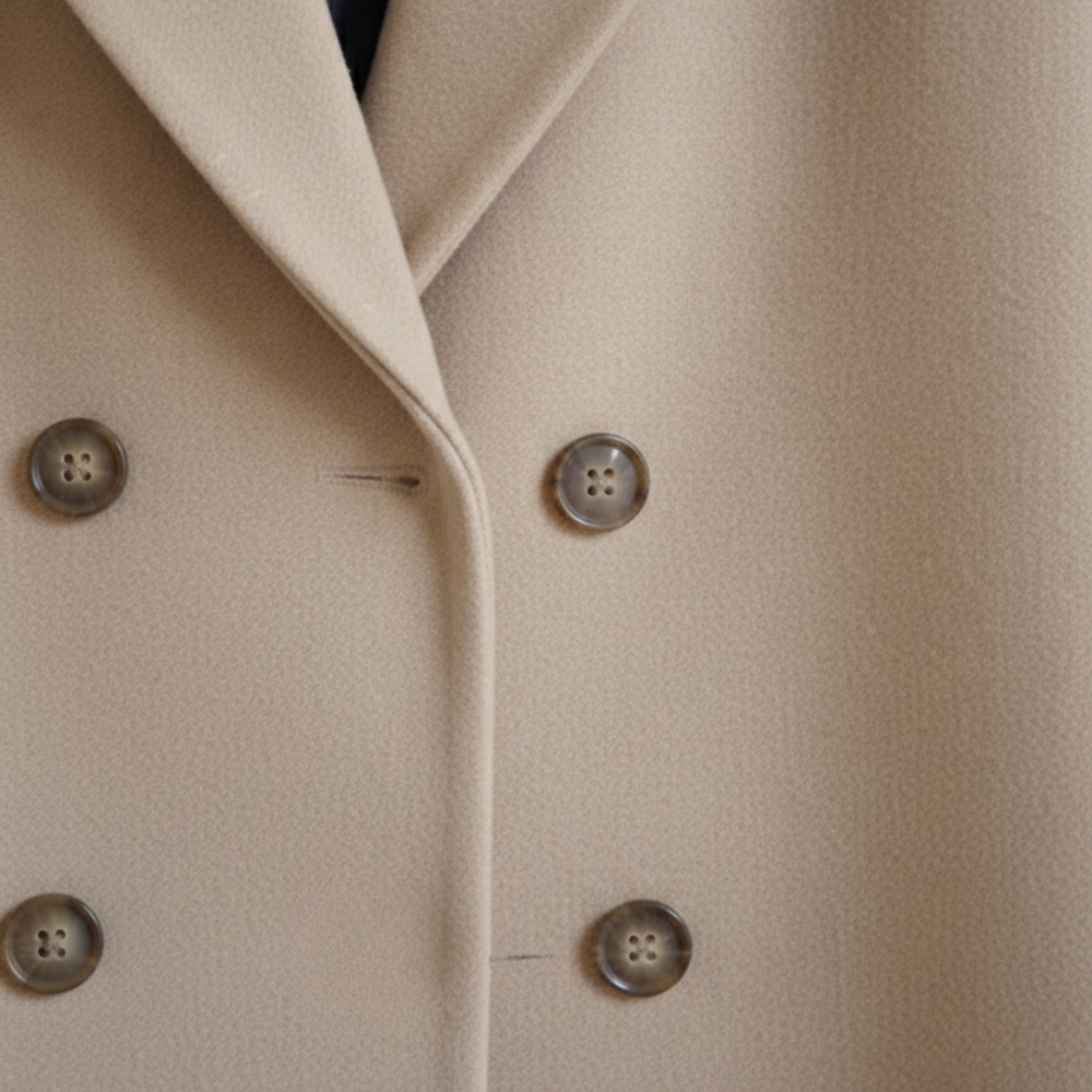 Women's Casual Blend Double-Breasted Blazer Fashion Grand