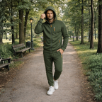 Men’s zip hooded tracksuit jogger set Fashion Grand
