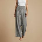 Cotton Linen High Waist Pants Fashion Grand