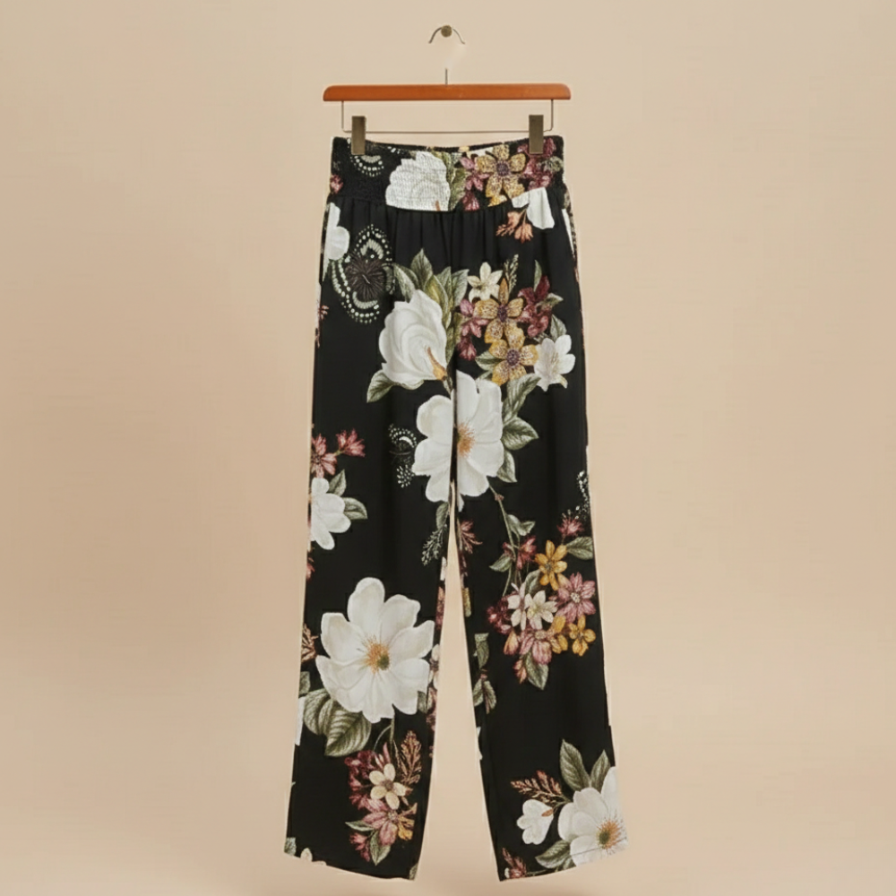 Women's wide leg summer print pants Fashion Grand