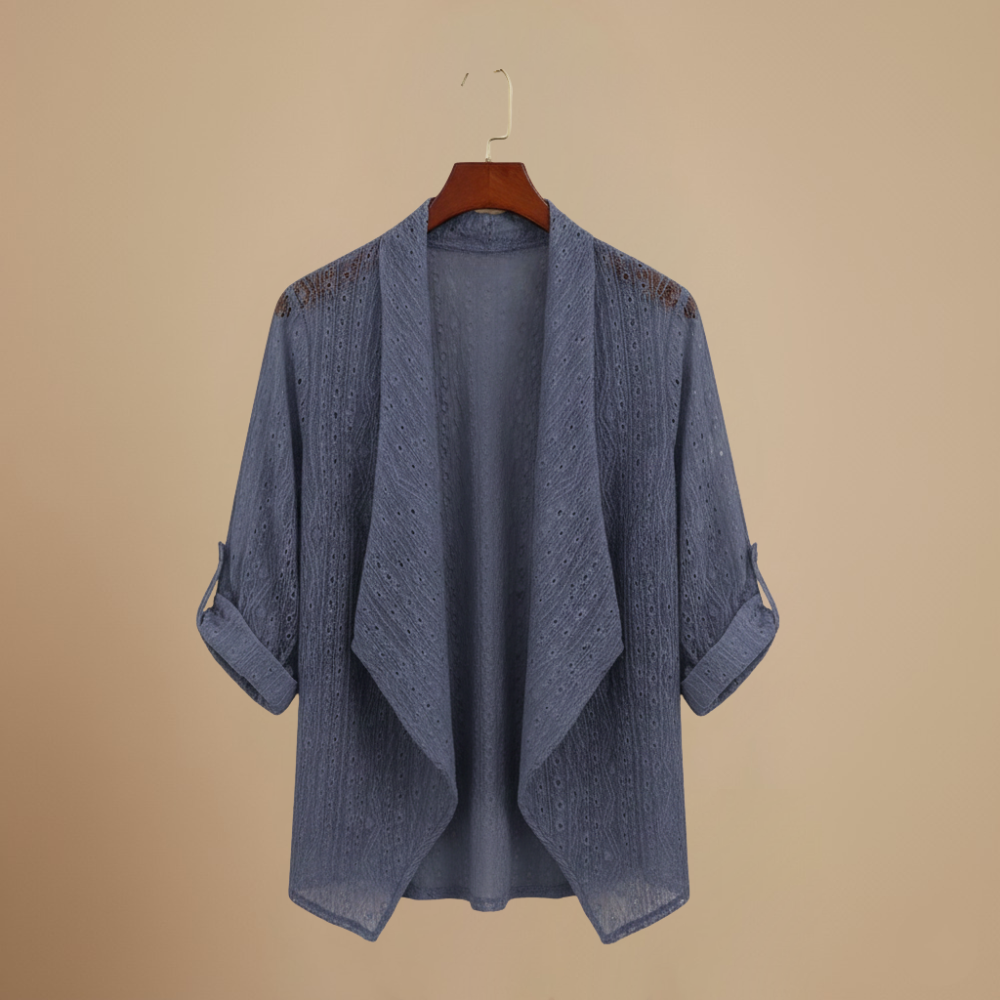 Women's long sleeve lightweight cardigan Fashion Grand