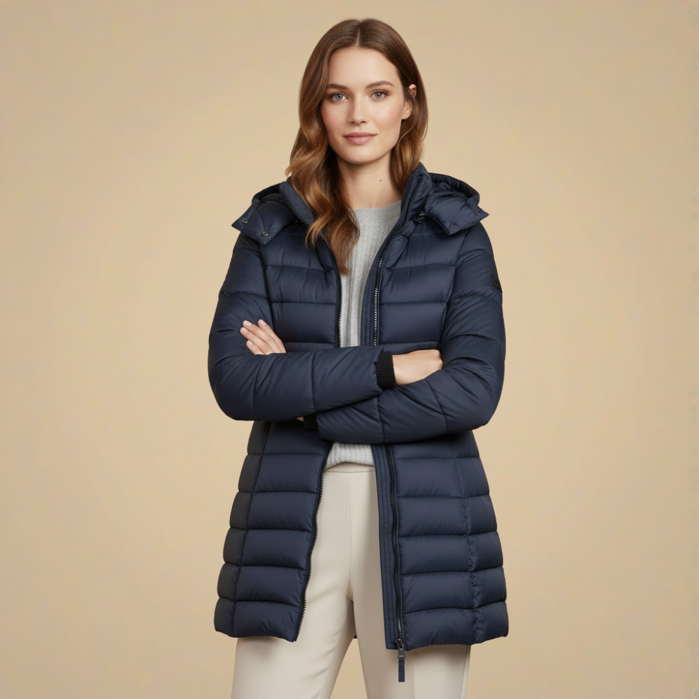 Slim Fit Hooded Long Winter Padded Coat Fashion Grand