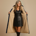 Sleek Long Hooded Winter Coat for Women Fashion Grand
