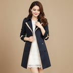 Casual double breasted trench coat for women Fashion Grand