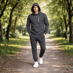 Men’s zip hooded tracksuit jogger set Fashion Grand