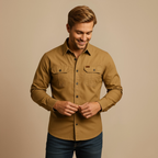 Tactical Cargo Loose Long Sleeve Shirt Fashion Grand