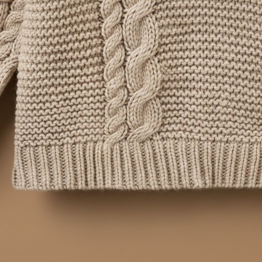 Women's Chunky Cable Pattern Sweater Fashion Grand