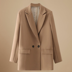 Women's Light Coloured Vintage Notched Lapel Blazer Fashion Grand
