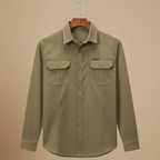 Tactical Cargo Loose Long Sleeve Shirt Fashion Grand