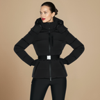 Thick Puffer Coat Long Belted Winter Jacket Fashion Grand