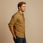 Tactical Cargo Loose Long Sleeve Shirt Fashion Grand