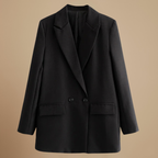 Women's Light Coloured Vintage Notched Lapel Blazer Fashion Grand