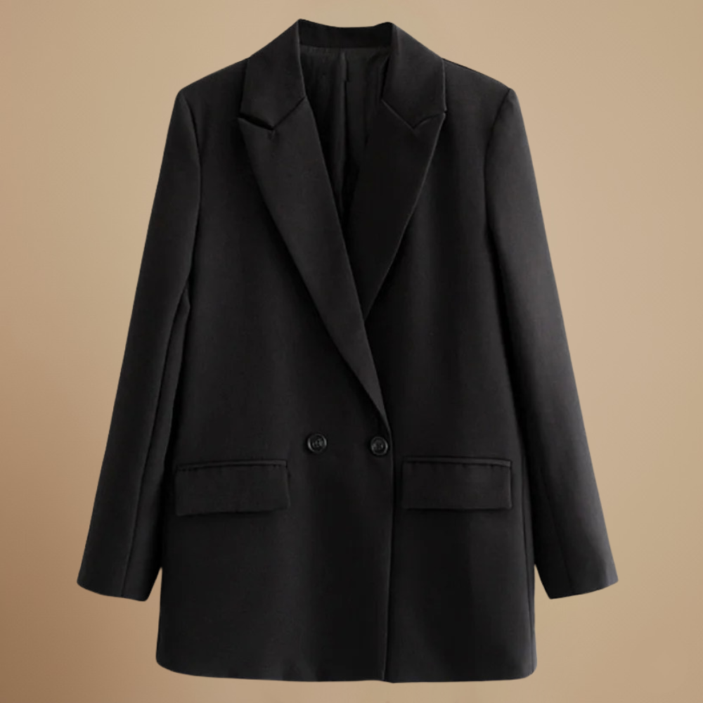 Women's Light Coloured Vintage Notched Lapel Blazer Fashion Grand