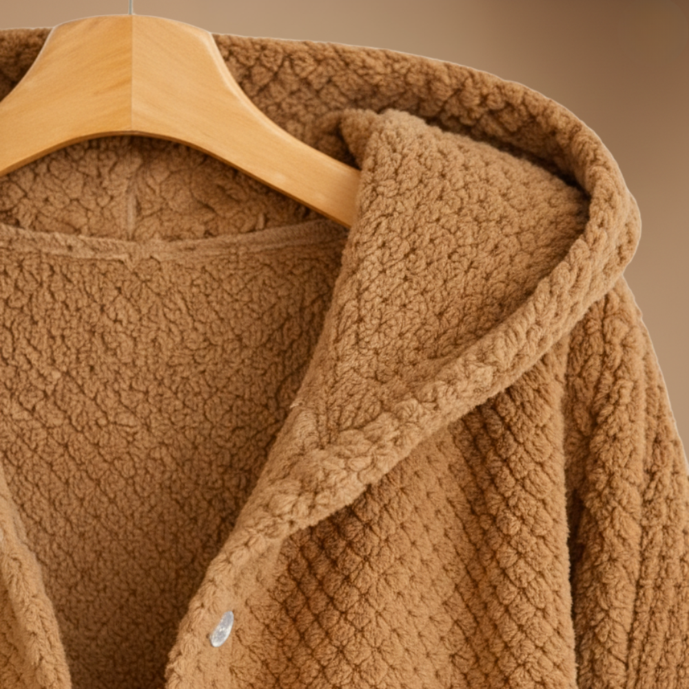 Women’s casual hooded fleece jacket Fashion Grand