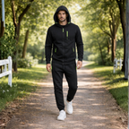 Men’s zip hooded tracksuit jogger set Fashion Grand