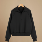 Women's casual quarter zip-up tracksuit set Fashion Grand