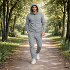 Men’s zip hooded tracksuit jogger set Fashion Grand