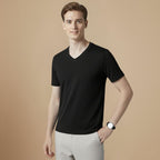 Men’s V Neck Cotton T-Shirt Fashion Grand