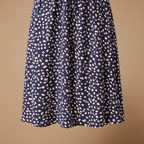 Women’s short sleeve belted midi summer dress Fashion Grand
